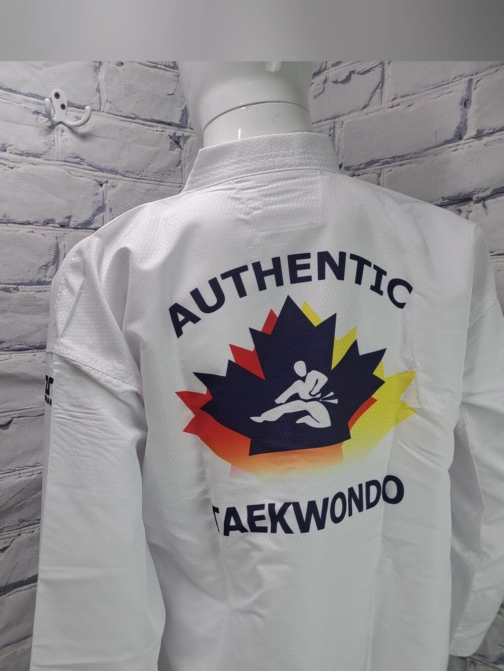 Tusah Mens World Taekwondo Martial Arts Full Uniform Ez-Fit Lite Canada 5 190cm - Picture 8 of 16